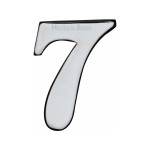 M Marcus Heritage Brass Numeral 7 - 51mm Self Adhesive